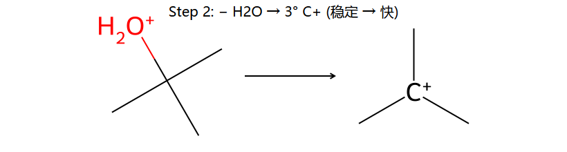 Lucas step 2: 失水 → 3° C+