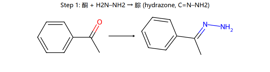 WK step 1: 成腙