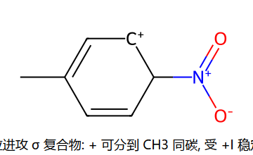甲苯对位进攻 σ 复合物